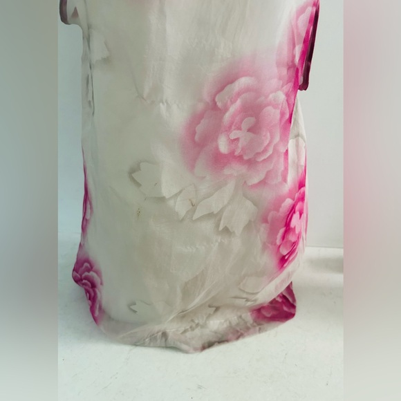 New with tags Dries Van Noten silk flower pink and Ivory top. Medium - Picture 11 of 12
